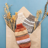 Hundtröja Diamond knit alpacka natur