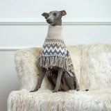 Ulllig vinter alpacka hundponcho