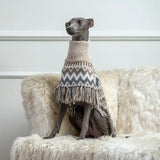 Ulllig vinter alpacka hundponcho